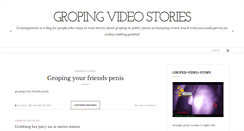 Desktop Screenshot of gropingstories.com