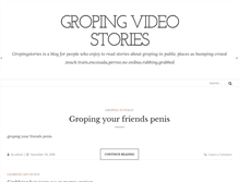 Tablet Screenshot of gropingstories.com